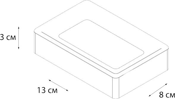 Мыльница Fixsen Tomy FX-231-4, белый