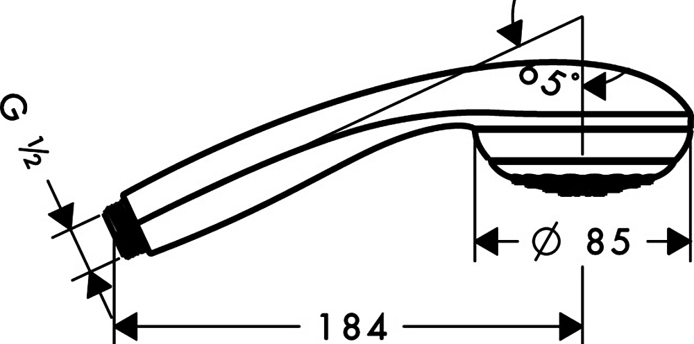 Душевой гарнитур Hansgrohe Crometta 85 27729000 Unica Crometta