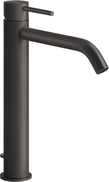 Смеситель для раковины Gessi 316 Flessa 54003#707, brushed black metal PVD