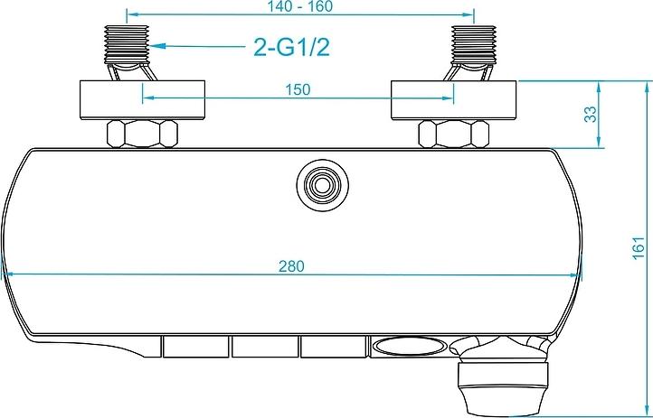 Душевая стойка RGW Shower Panels SP-33G 51140133-06, золото