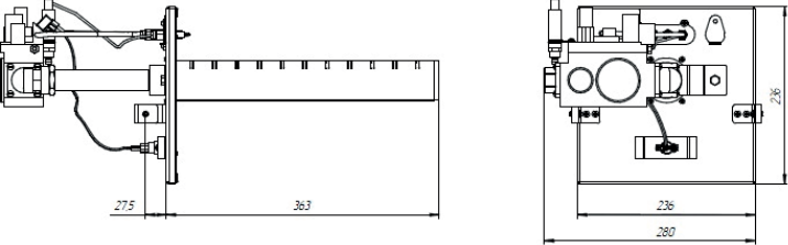 Газовая горелка Теплодар АГГ-26К ГГ.02.000.00 (26 кВт)