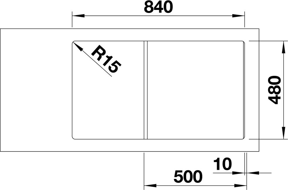 Кухонная мойка Blanco Zia 5 S 520513 алюметаллик