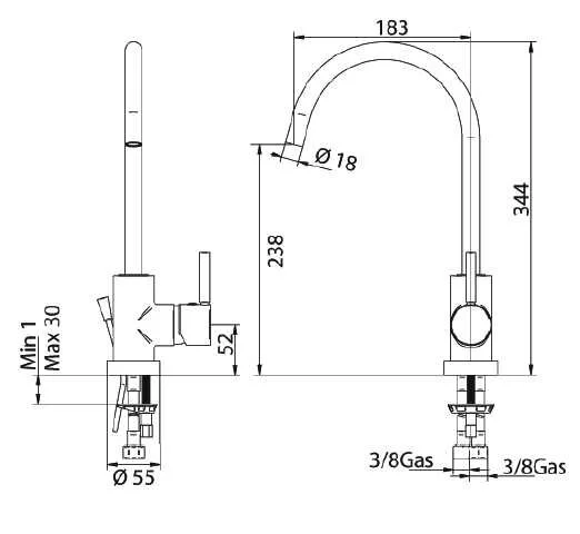 Смеситель для раковины Bandini Stel 948920SN00 хром