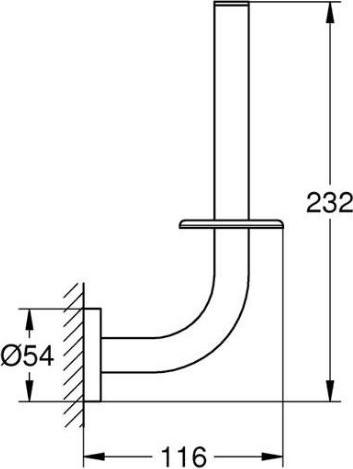 Держатель для запасных рулонов Grohe Essentials 40385A01