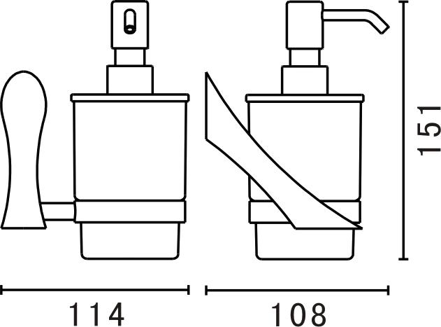 Дозатор Art&Max Elegant AM-E-1599Z