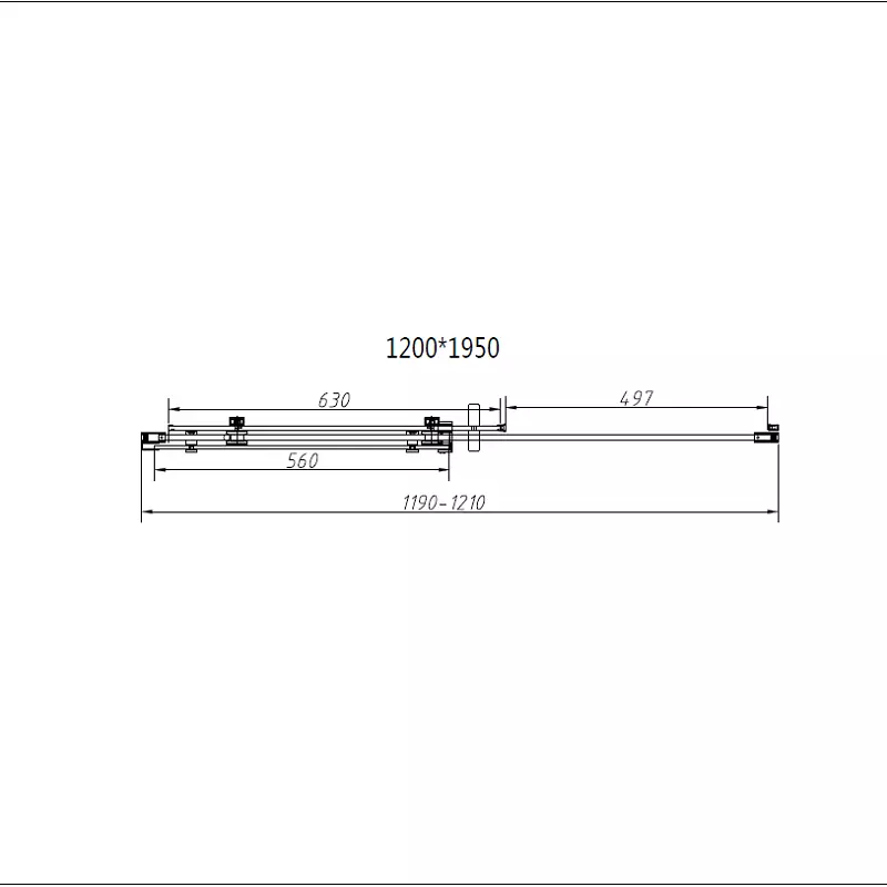 Душевой уголок Vincea Como-N VSR-4CN8012CLB 120x80, черный, стекло прозрачное