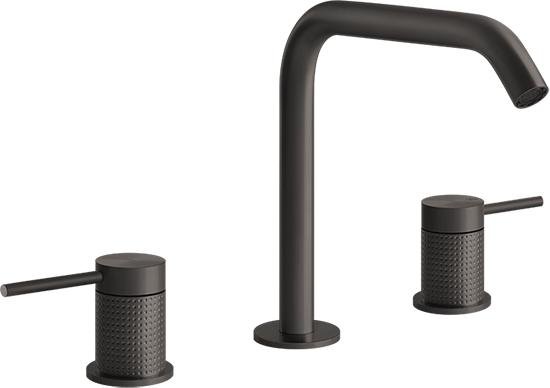 Смеситель для раковины Gessi 316 Cesello 54412#707, brushed black metal PVD