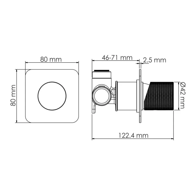 Смеситель для душа WasserKRAFT Mosel 4600 4651 хром