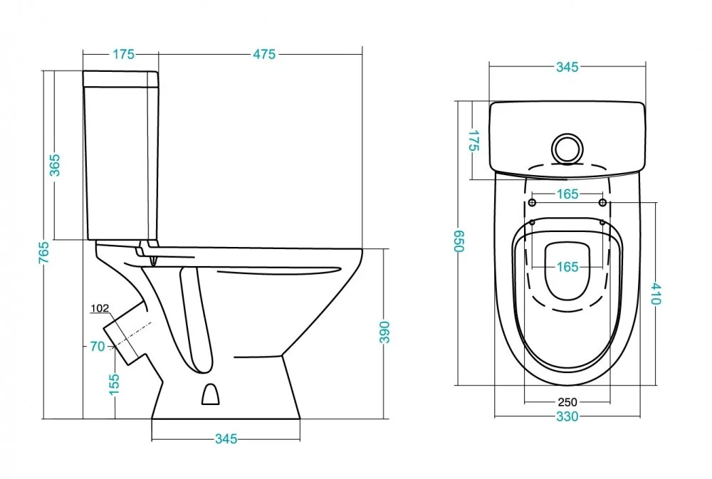 Напольный унитаз Santek Лига 1WH302197 крышка стандарт