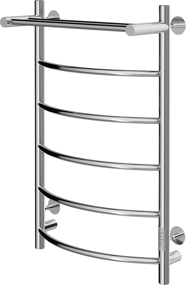 Полотенцесушитель электрический Ewrika Сафо ПР 80х50, с полкой, хром