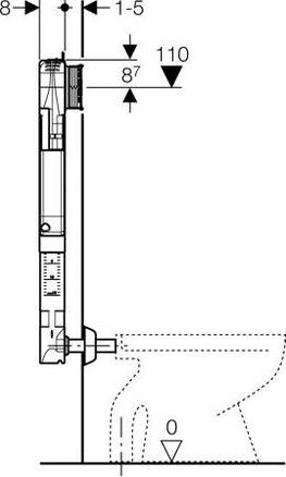 Бачок скрытого монтажа Geberit 109.771.00.1