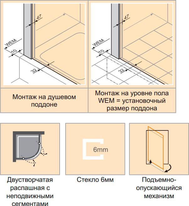 Душевой уголок Huppe Studio Victorian SV0802.031.344