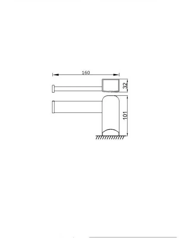 Держатель туалетной бумаги Rush Thira TR36111A хром