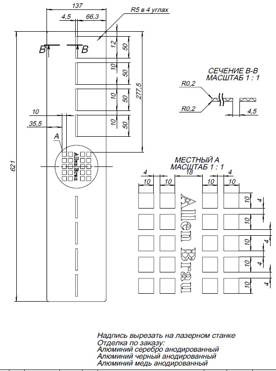 Накладка для сифона Allen Brau Infinity 8.210N3-BA серебро