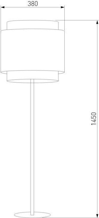 Торшер TK Lighting 5568 Boho Black