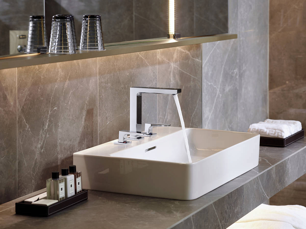 Смеситель для раковины Hansgrohe Metropol 32515990, полированное золото