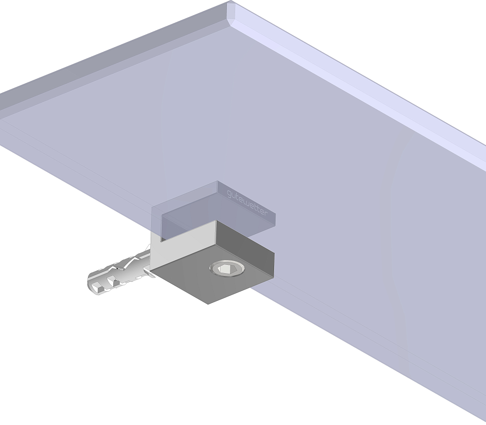 Полка STWORKI Glass Shelf 70 полкодержатели хром