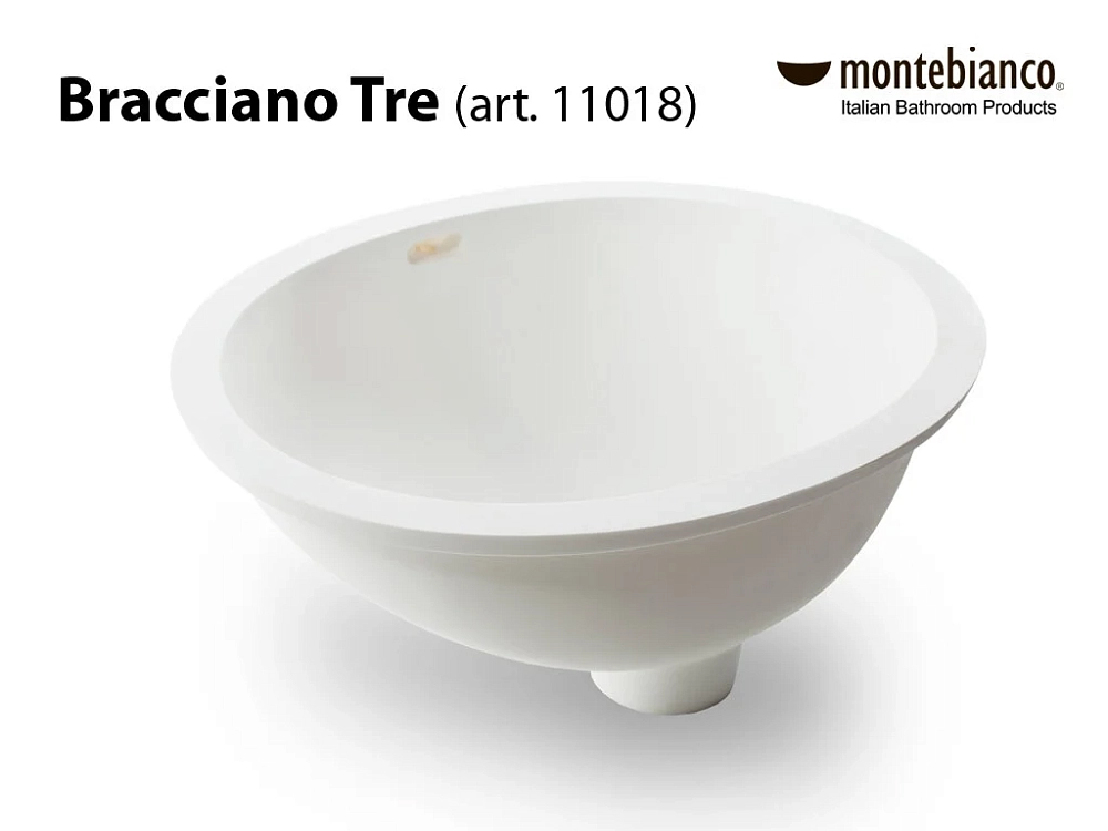 Раковина Montebianco Bracciano 11018 белый