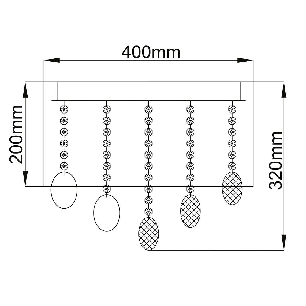 Потолочная люстра MW-Light Жаклин 465011305