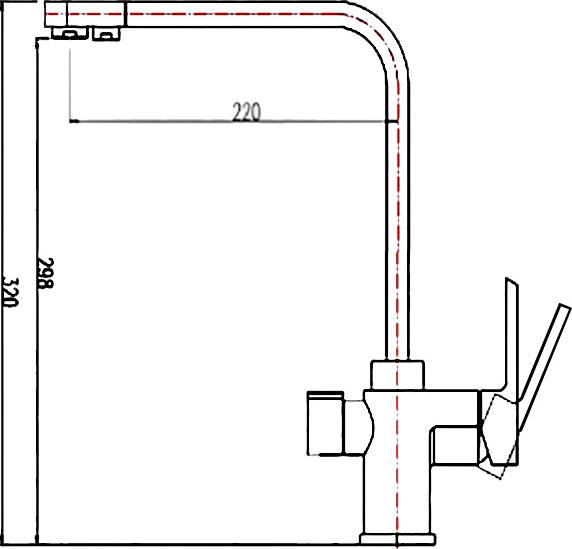 Смеситель Zorg Clean Water ZR 334 YF Кварц для кухонной мойки