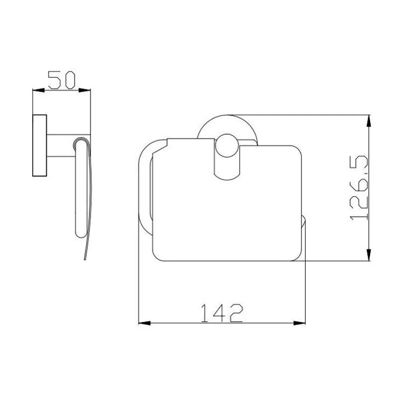 Держатель туалетной бумаги Rav-Slezak Colorado COA0400Z золото