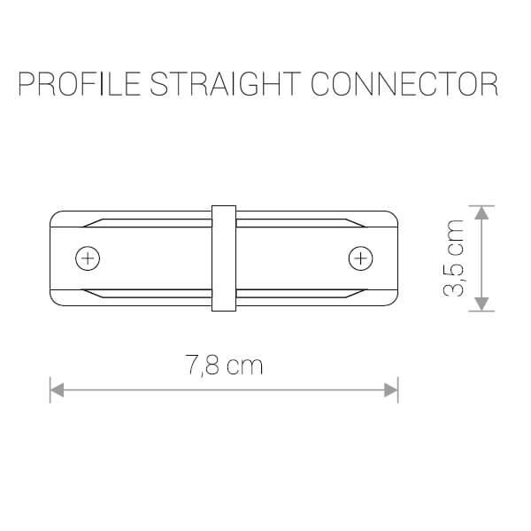 Коннектор прямой Nowodvorski Profile 9453