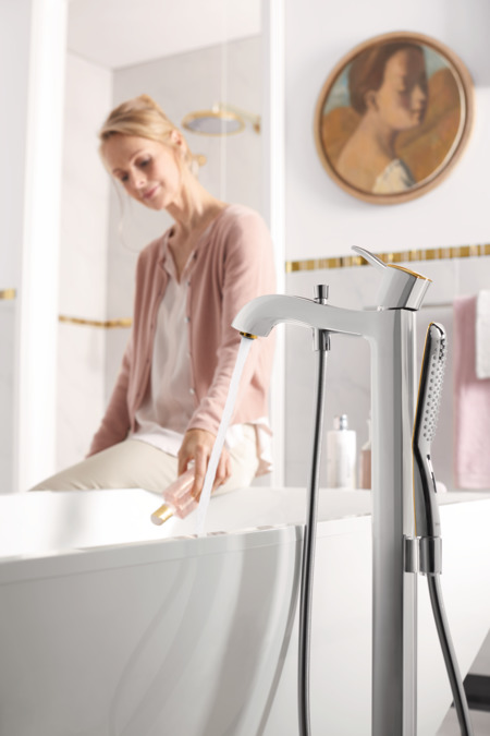 Напольный смеситель для ванны Hansgrohe Metropol 31445000, хром