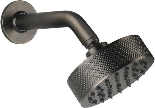 Верхний душ с кронштейном Gessi Inciso 58189#299, black XL