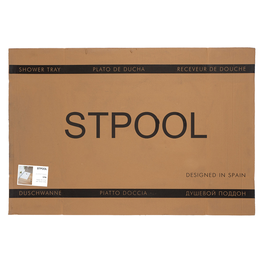 Душевой поддон 120х90 Stpool Lite 1237429 белый