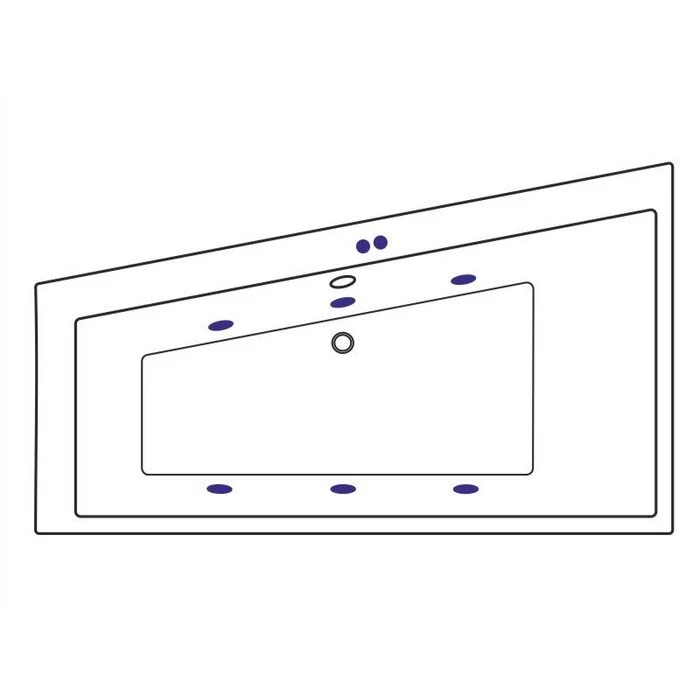 Акриловая ванна Excellent Sfera WAEX.SFL17S.SOFT.CR хром, белый