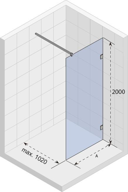 Душевая перегородка Riho Scandic NXT X400 110 см G001116120