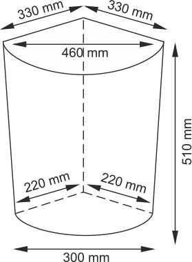 Корзина с крышкой Wasserkraft Salm WB-270-M