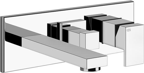 Смеситель для ванны с душем Gessi Rettangolo 44906#031, хром