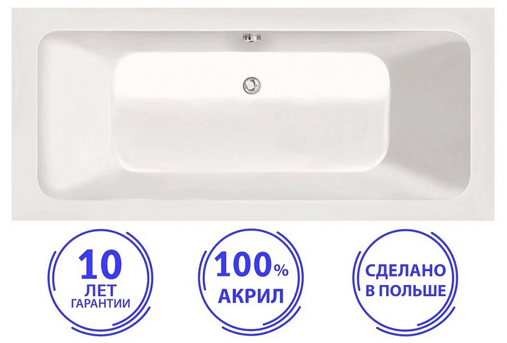 Акриловая ванна C-Bath Fortuna CBQ017001 белый