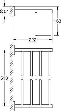 Полотенцедержатель Grohe BauCosmopolitan 40462001