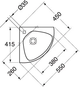 Раковина Gustavsberg 732798 белый