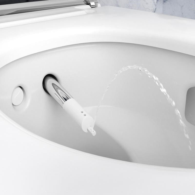 Унитаз-биде подвесной Geberit AquaClean Mera Comfort 146.214.11.1, альпийский белый