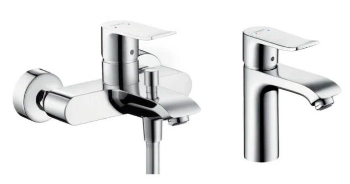 Смеситель для ванны с душем Hansgrohe Metris 31480000/31080000 хром