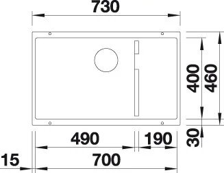 Кухонная мойка Blanco Subline 518390 черный