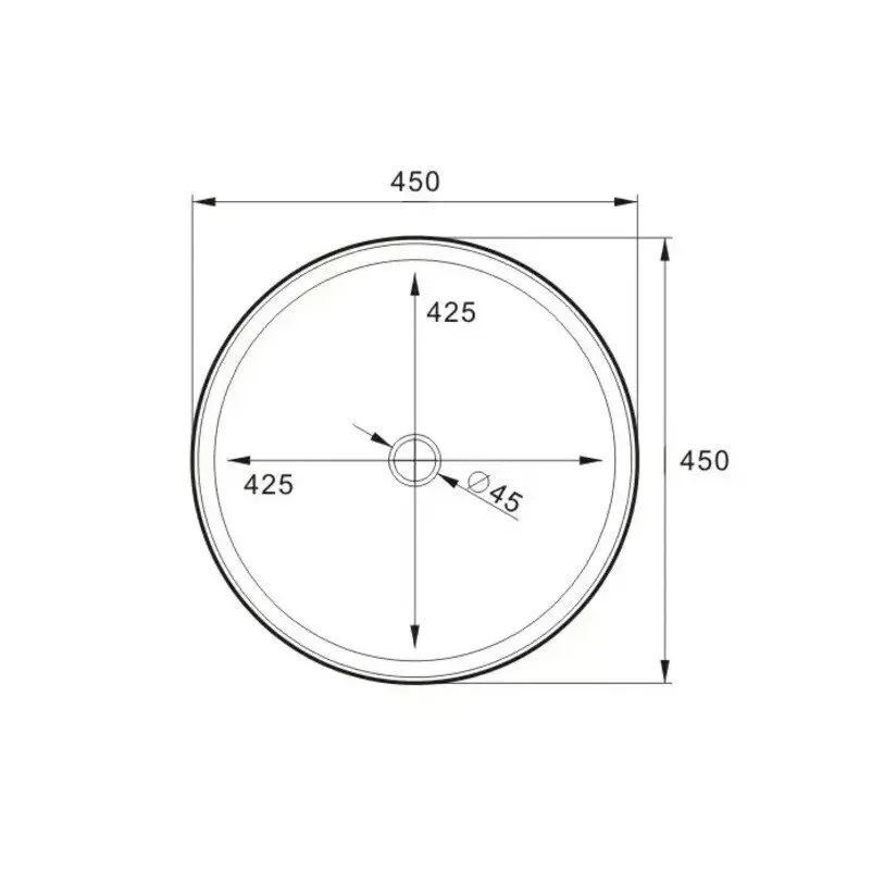 Раковина SantiLine SL-4014 белый