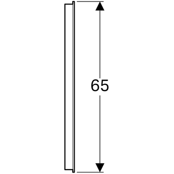 Зеркало с подсветкой 80 см Geberit Option 500.581.00.1