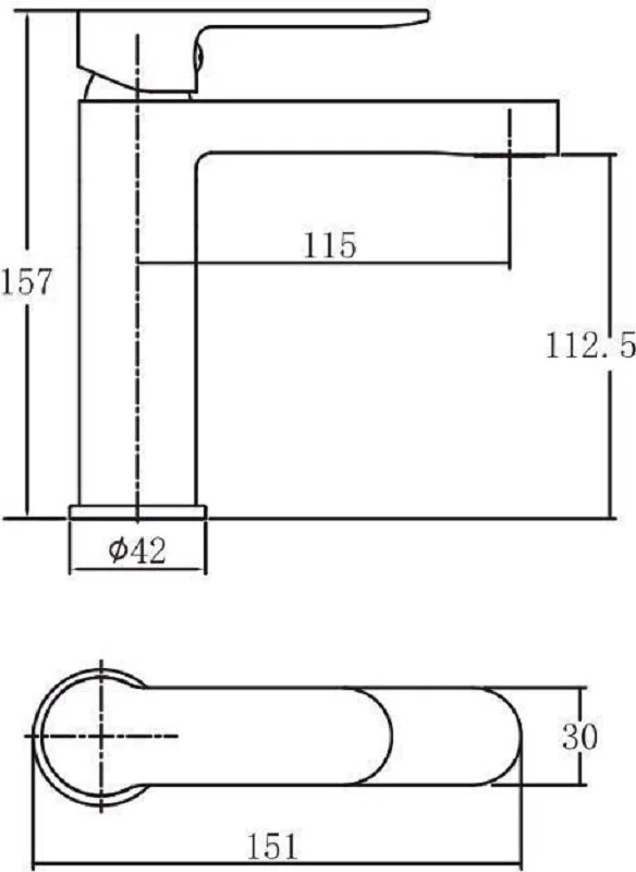 Смеситель для раковины Aquanet Passion 243293 черный