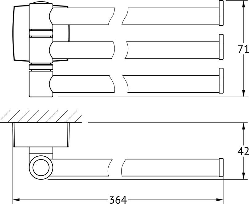 Полотенцедержатель FBS Esperado ESP 045