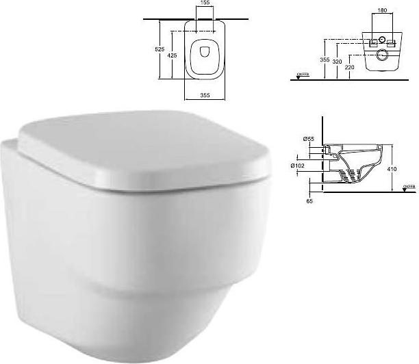 Подвесной унитаз Ideal Standard Imagine T316001