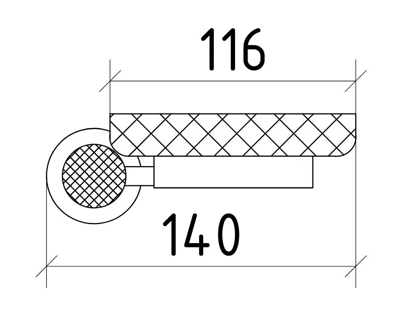 Пенал Cersanit Smart B-SL-SMA/Wh