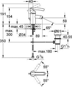 Смеситель Grohe Tenso 32367000