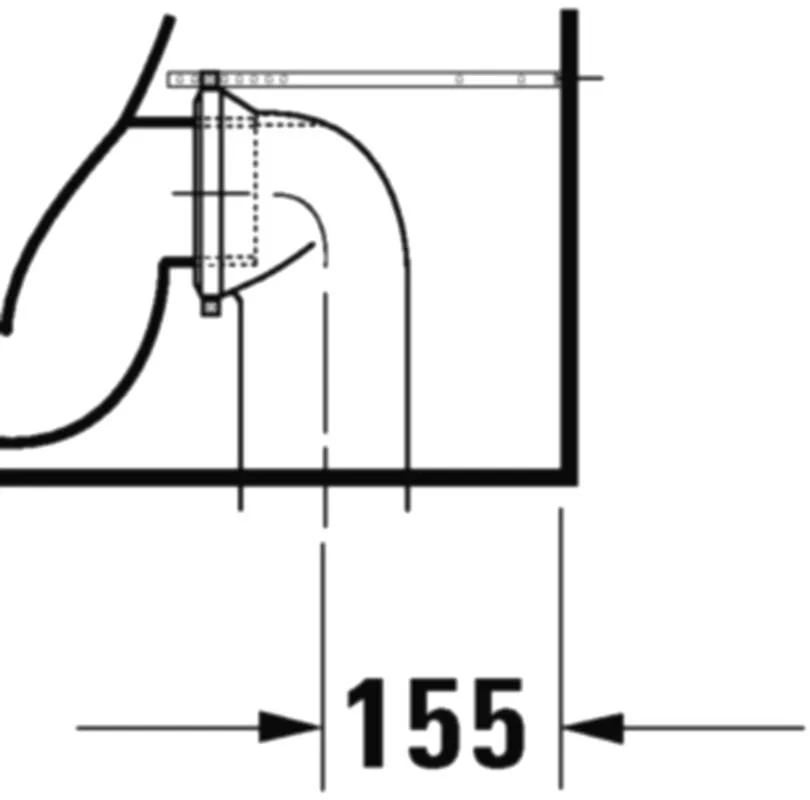 Унитаз напольный Duravit D-Neo, белый, 2002090000