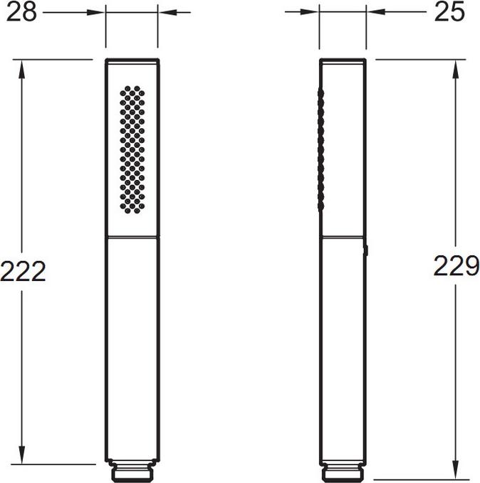 Ручной душ Jacob Delafon Shift Ellipse E10257-BN