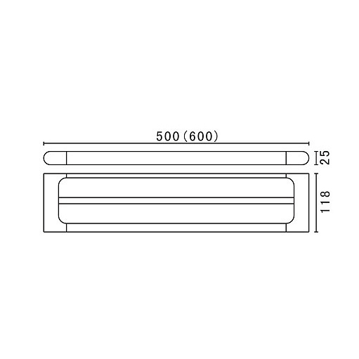 Полотенцедержатель Art&Max Platino AM-3948AL, хром