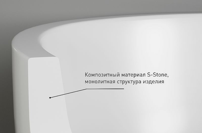 Ванна из искусственного камня Salini Sofia Corner 170x85 102524M правая, белый матовый